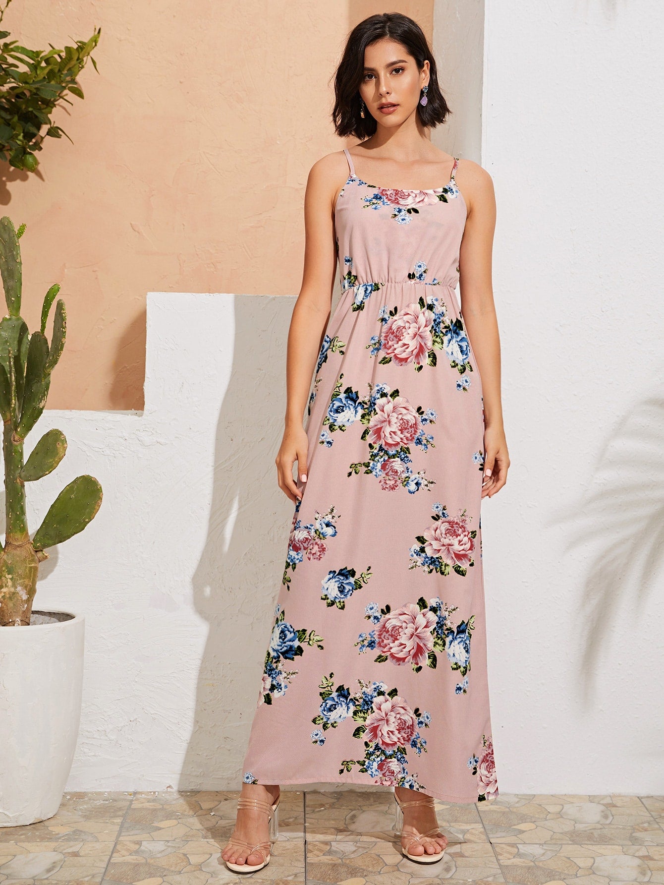 Floral Print Cami Dress