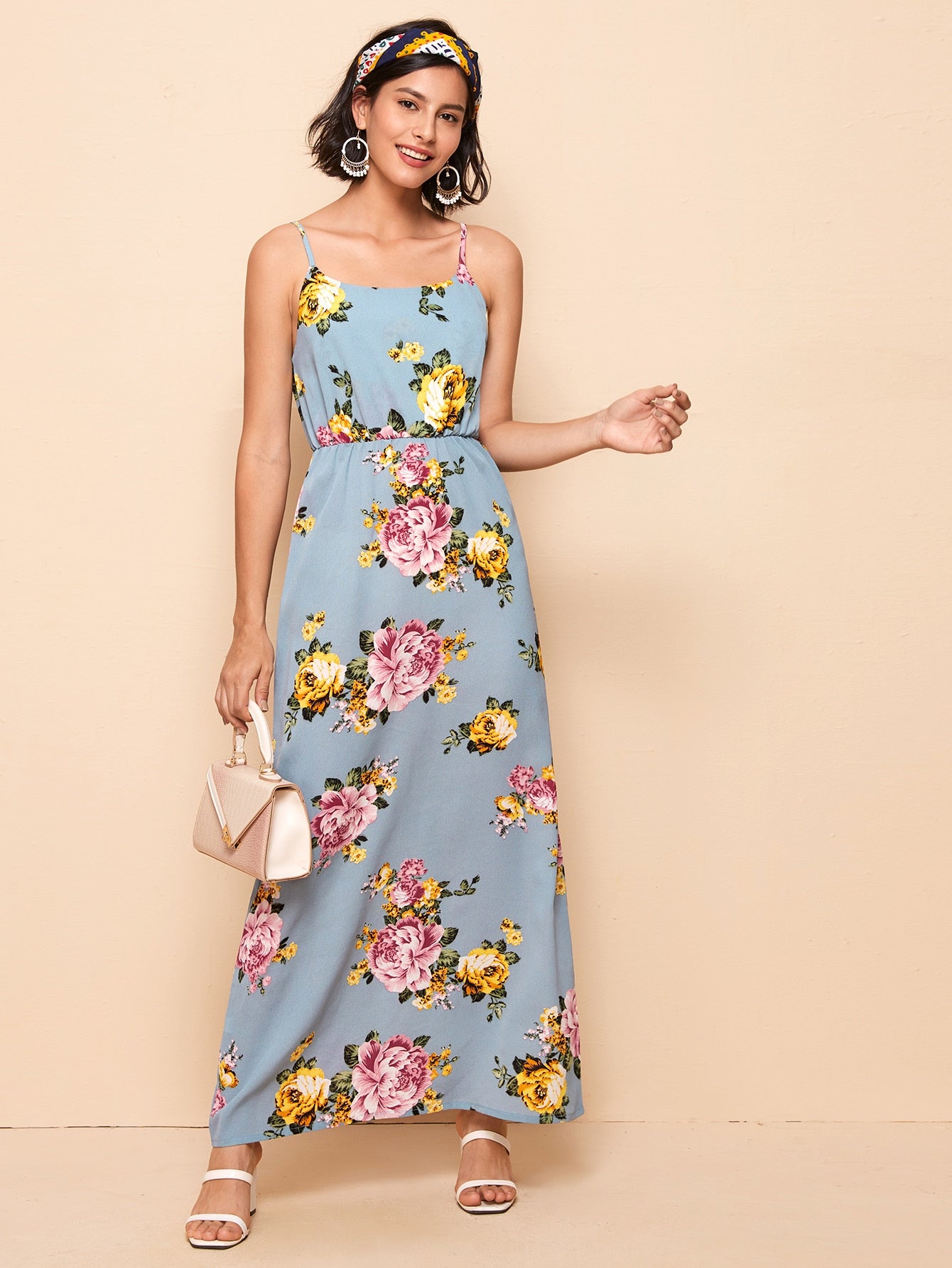 Floral Print Cami Dress