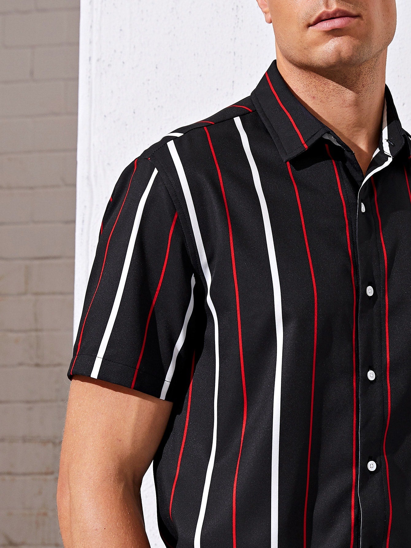 Men Striped Shirt