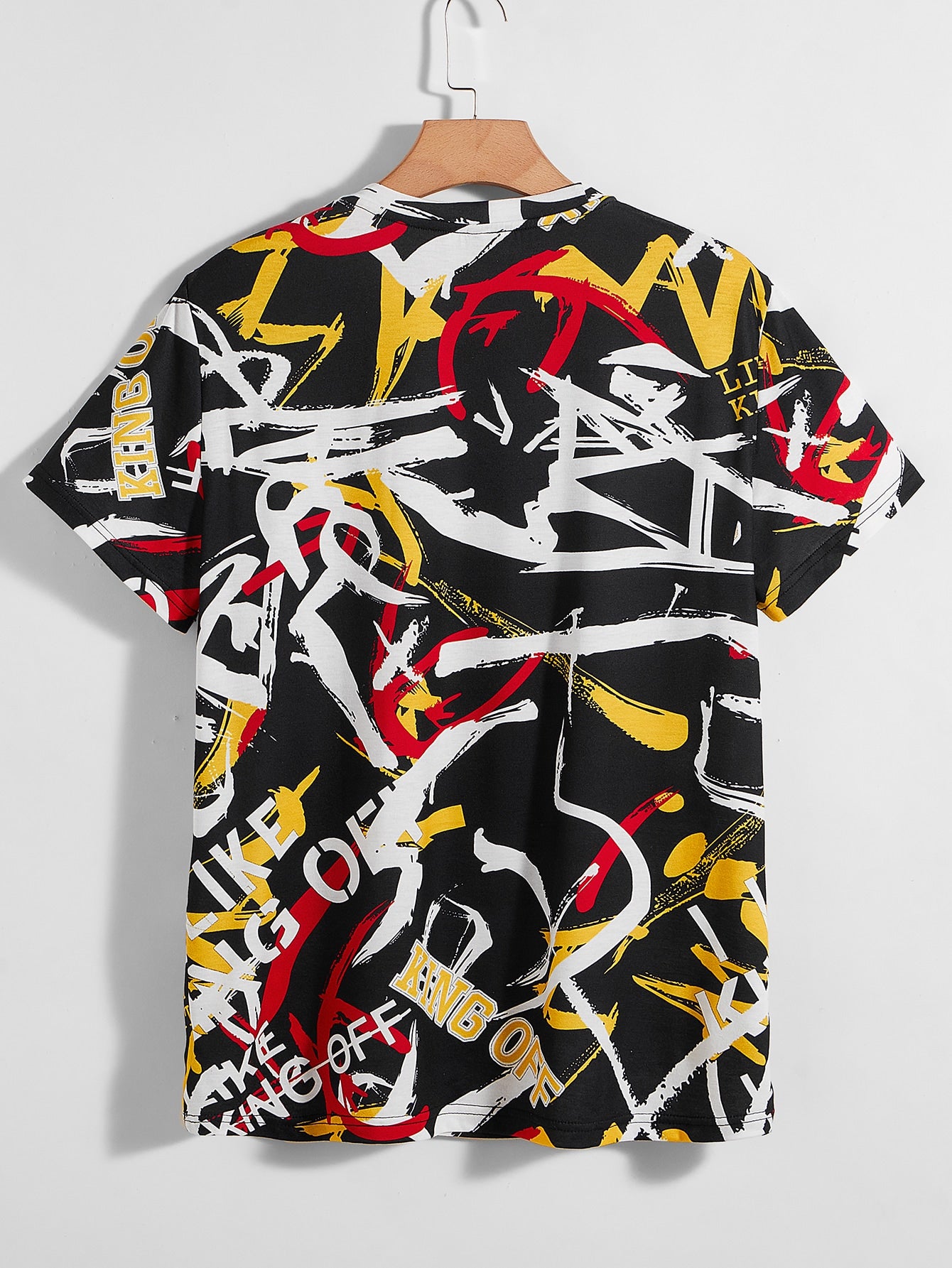 Men Letter Graphic Tee