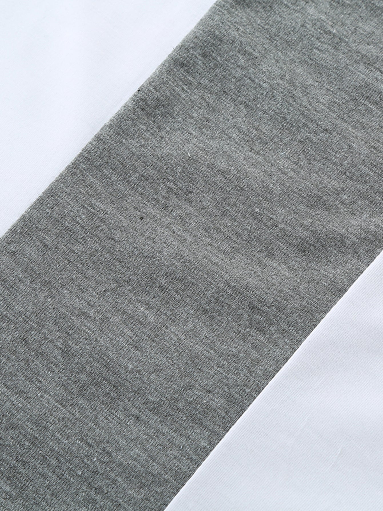 Men Contrast Panel Muscle Tee