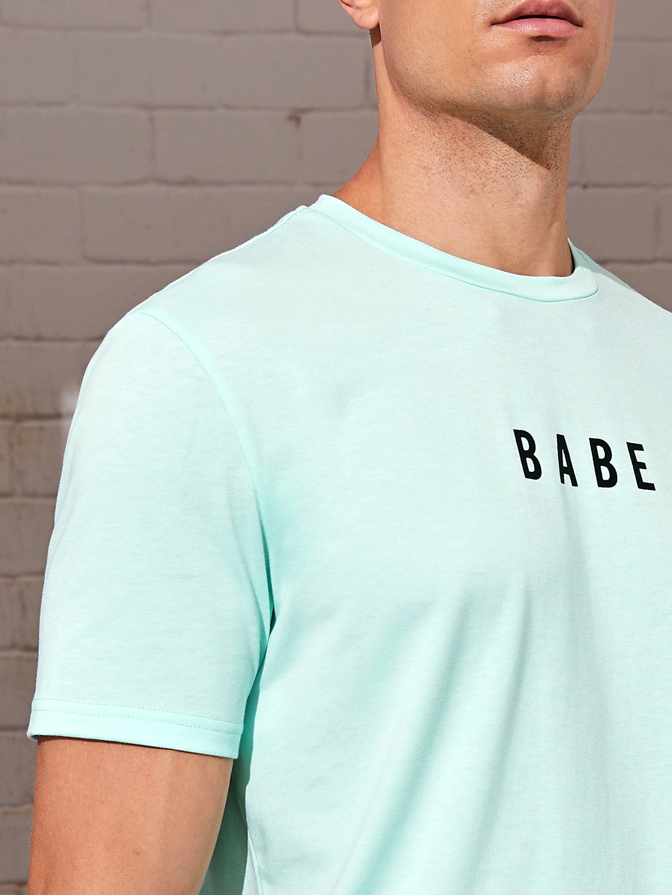 Men Letter Graphic Top