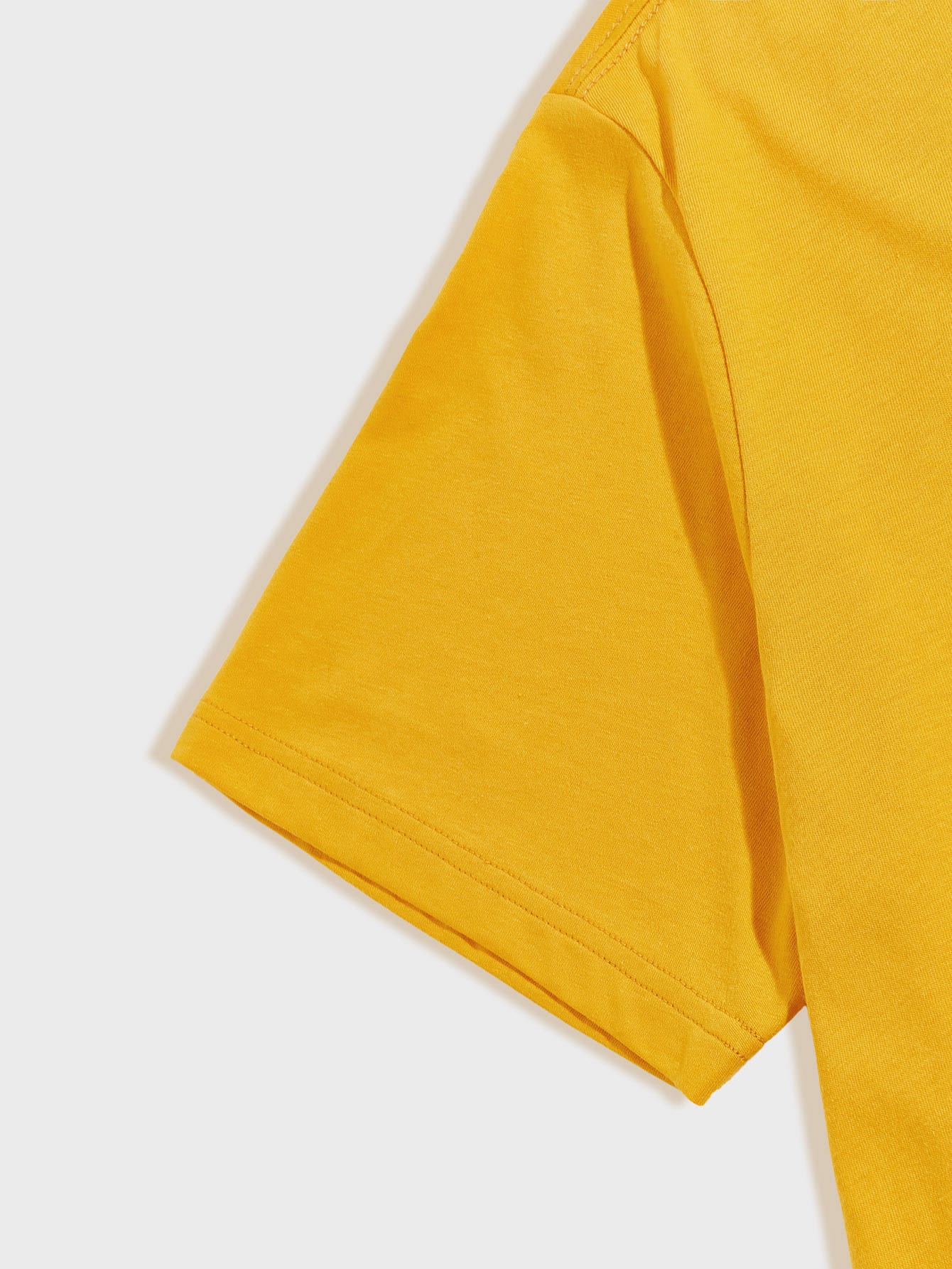 Men Cartoon Panda & Letter Graphic Tee