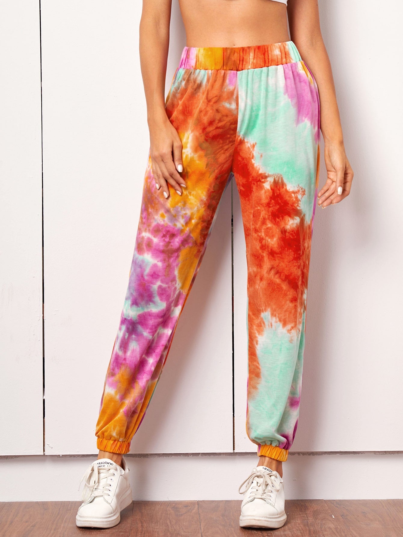 Tie Dye High Waist Sweatpants