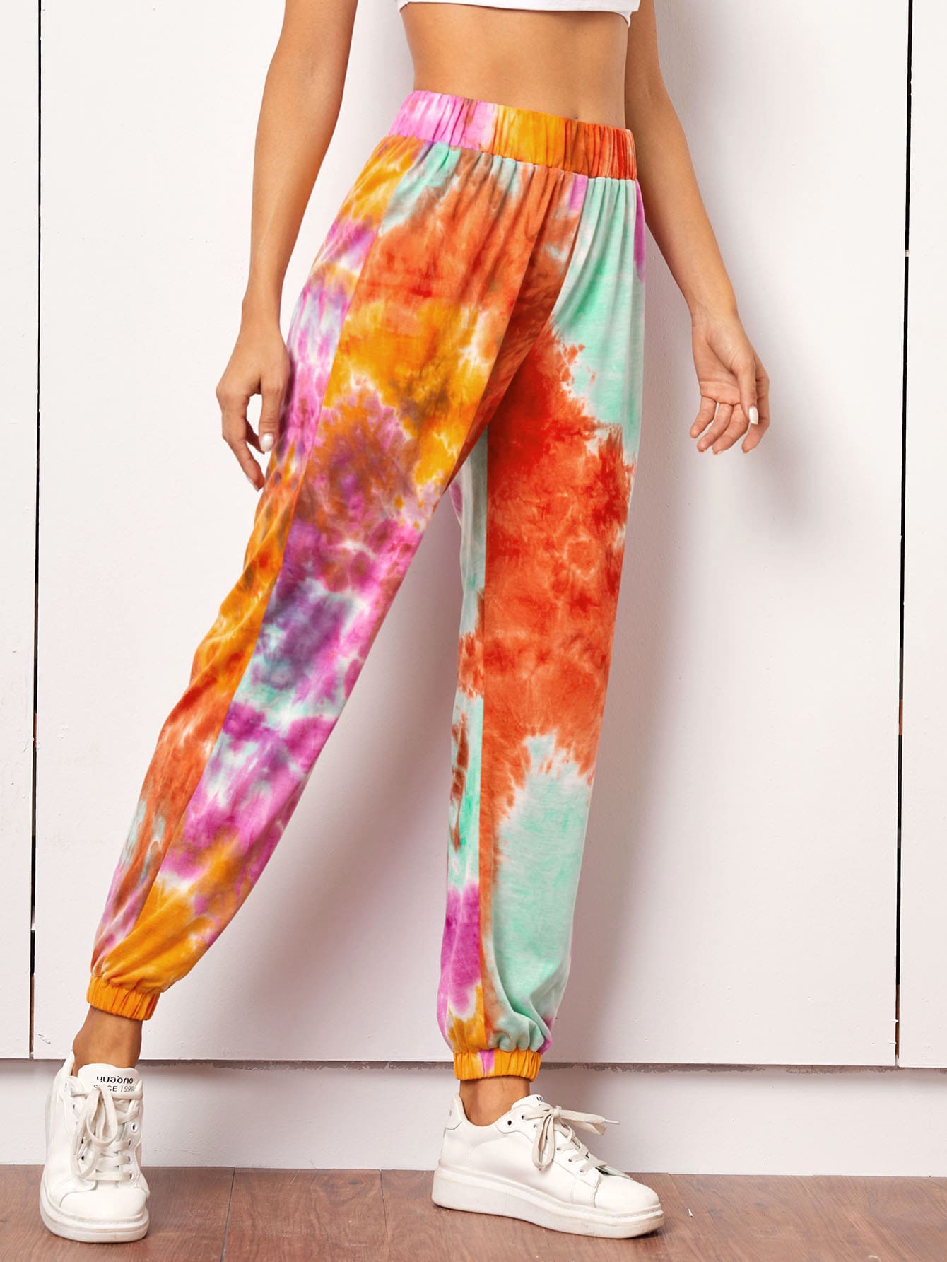 Tie Dye High Waist Sweatpants