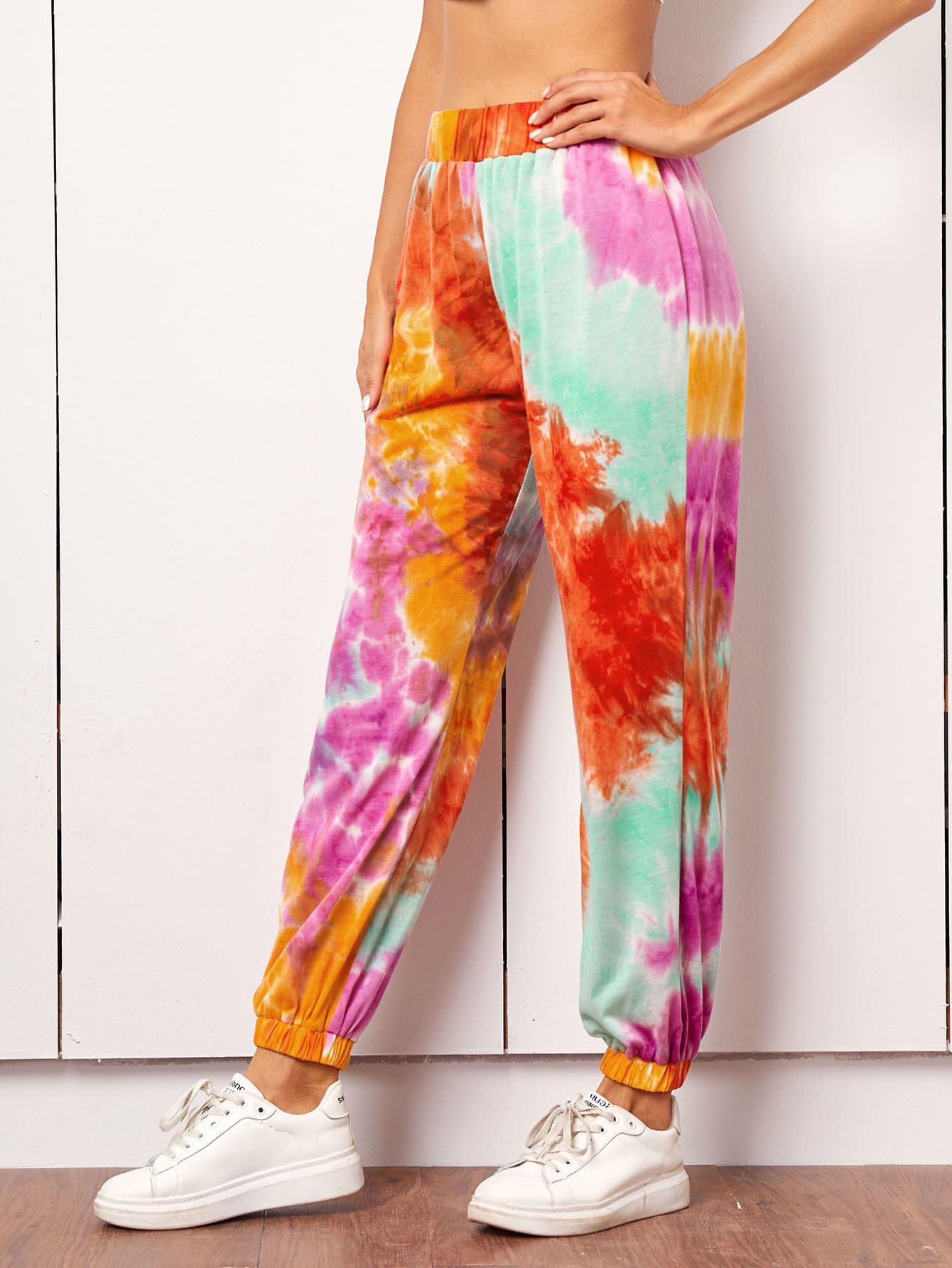 Tie Dye High Waist Sweatpants