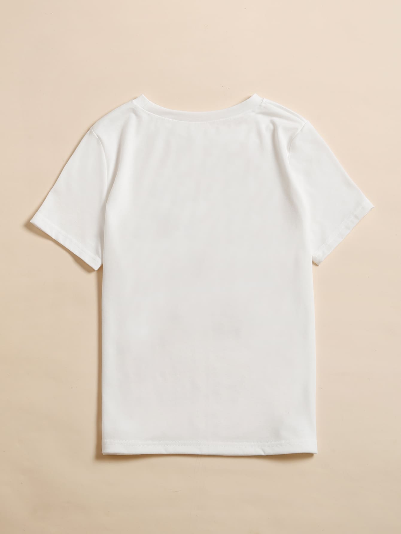 Gesture And Letter Graphic Tee