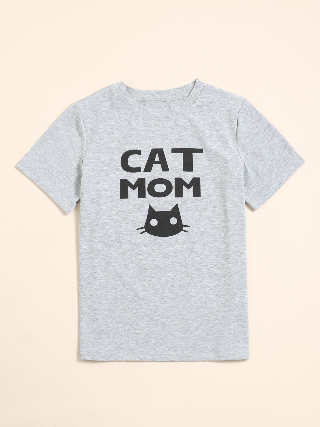 Letter And Cartoon Graphic Tee