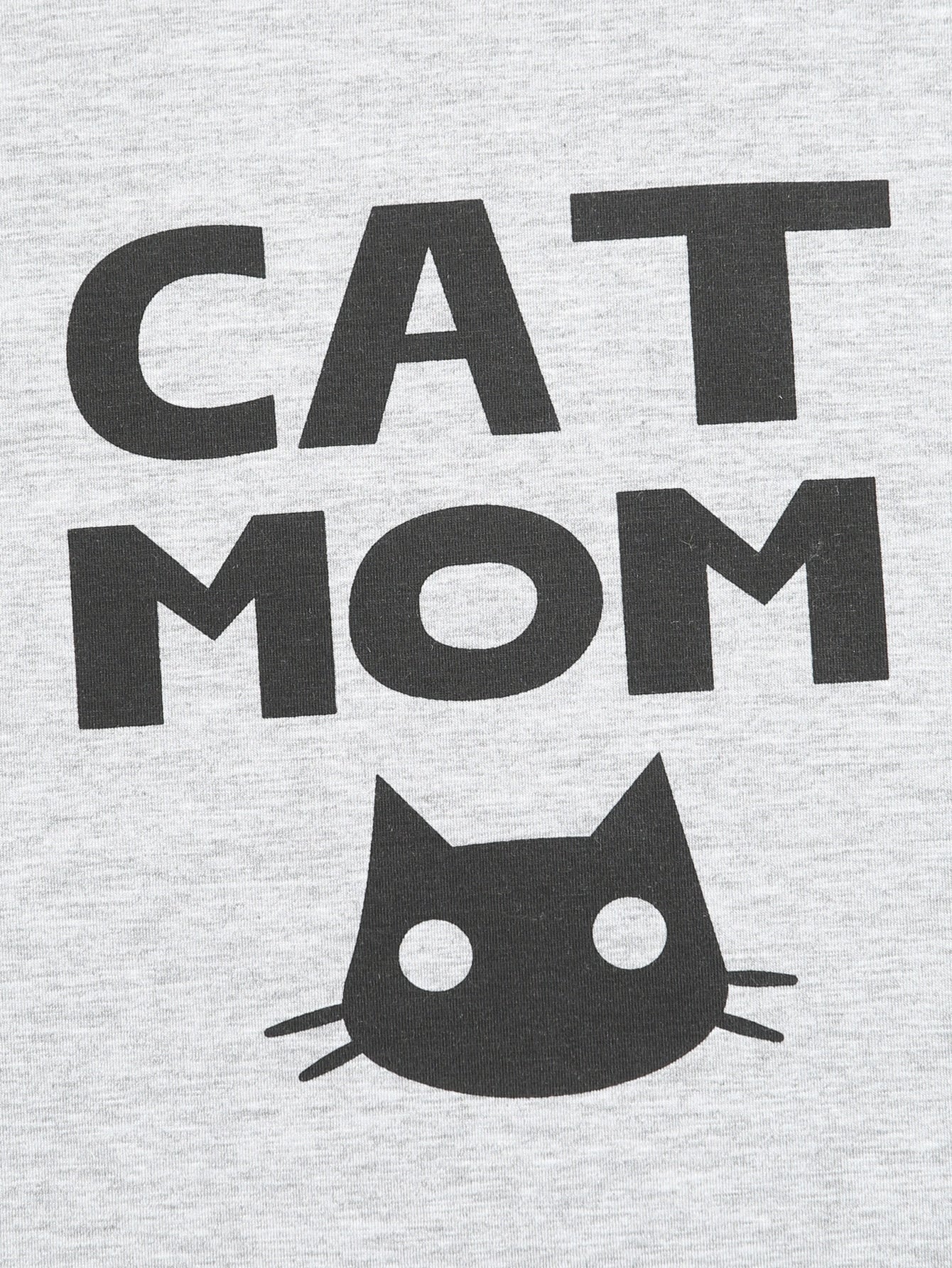 Letter And Cartoon Graphic Tee