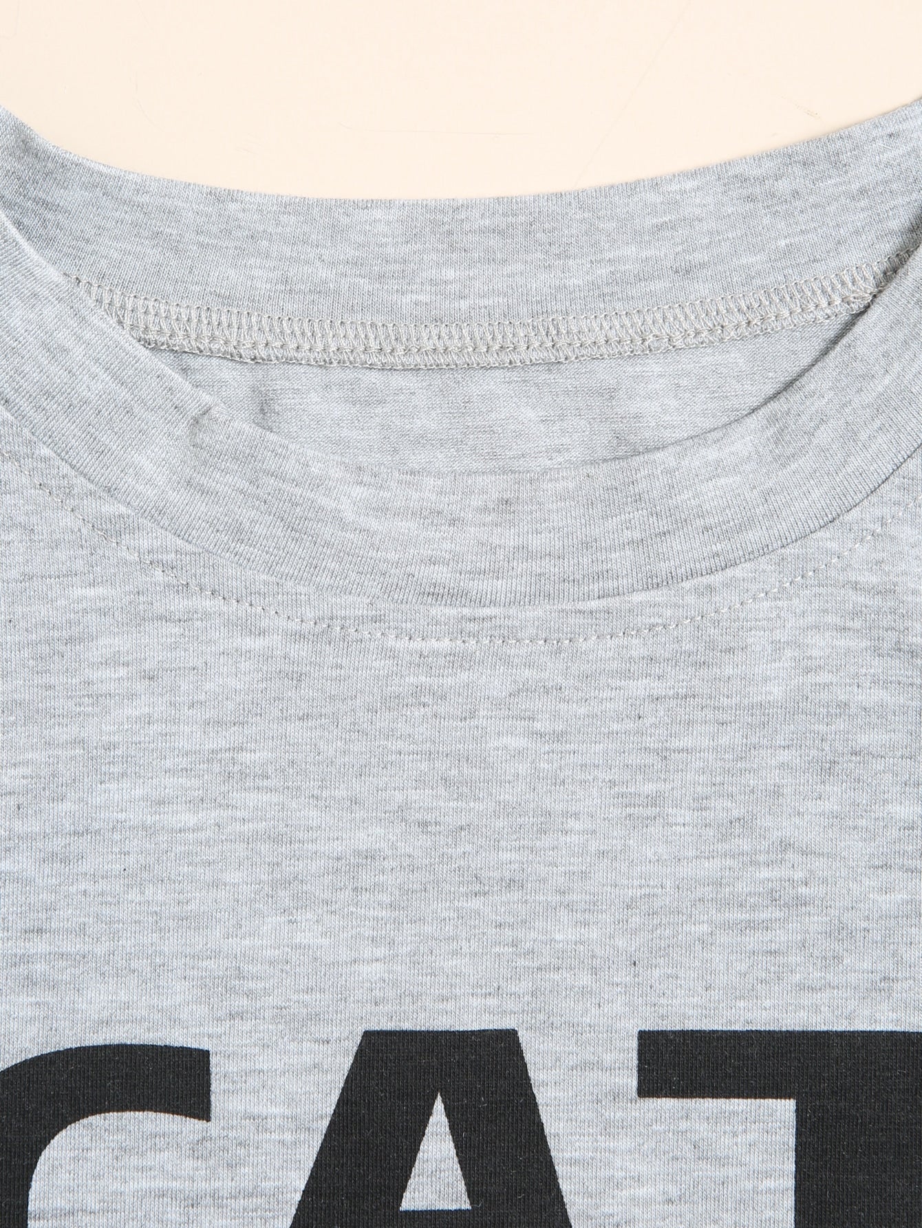 Letter And Cartoon Graphic Tee