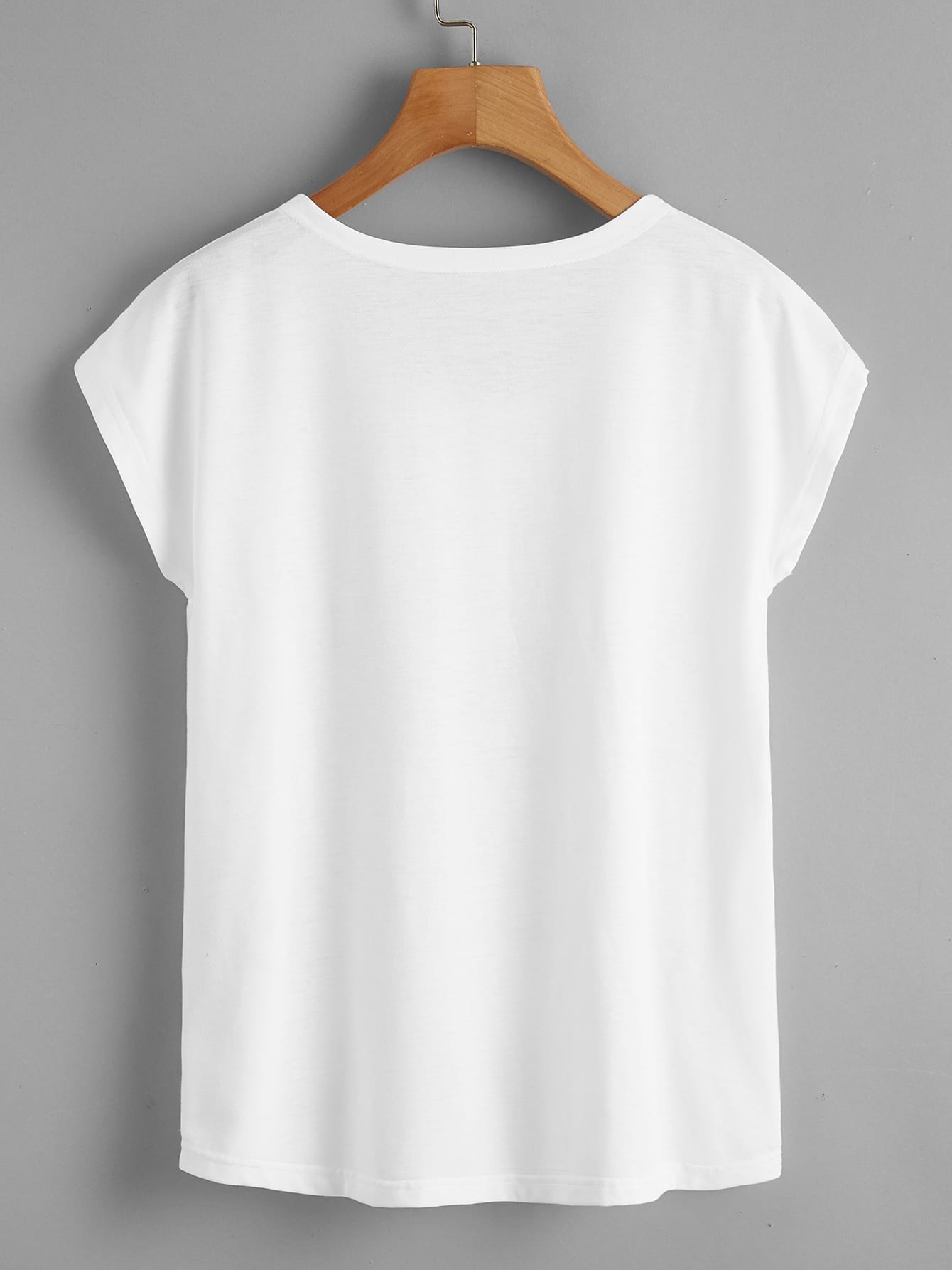 Butterfly And Slogan Graphic Tee
