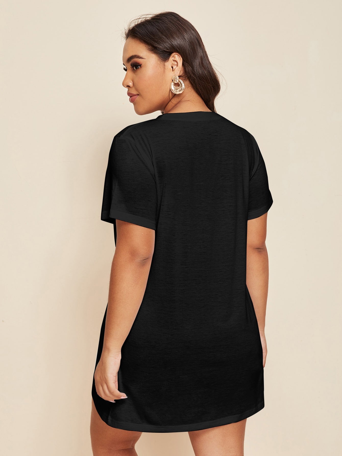 Plus Split Hem Longline Tee