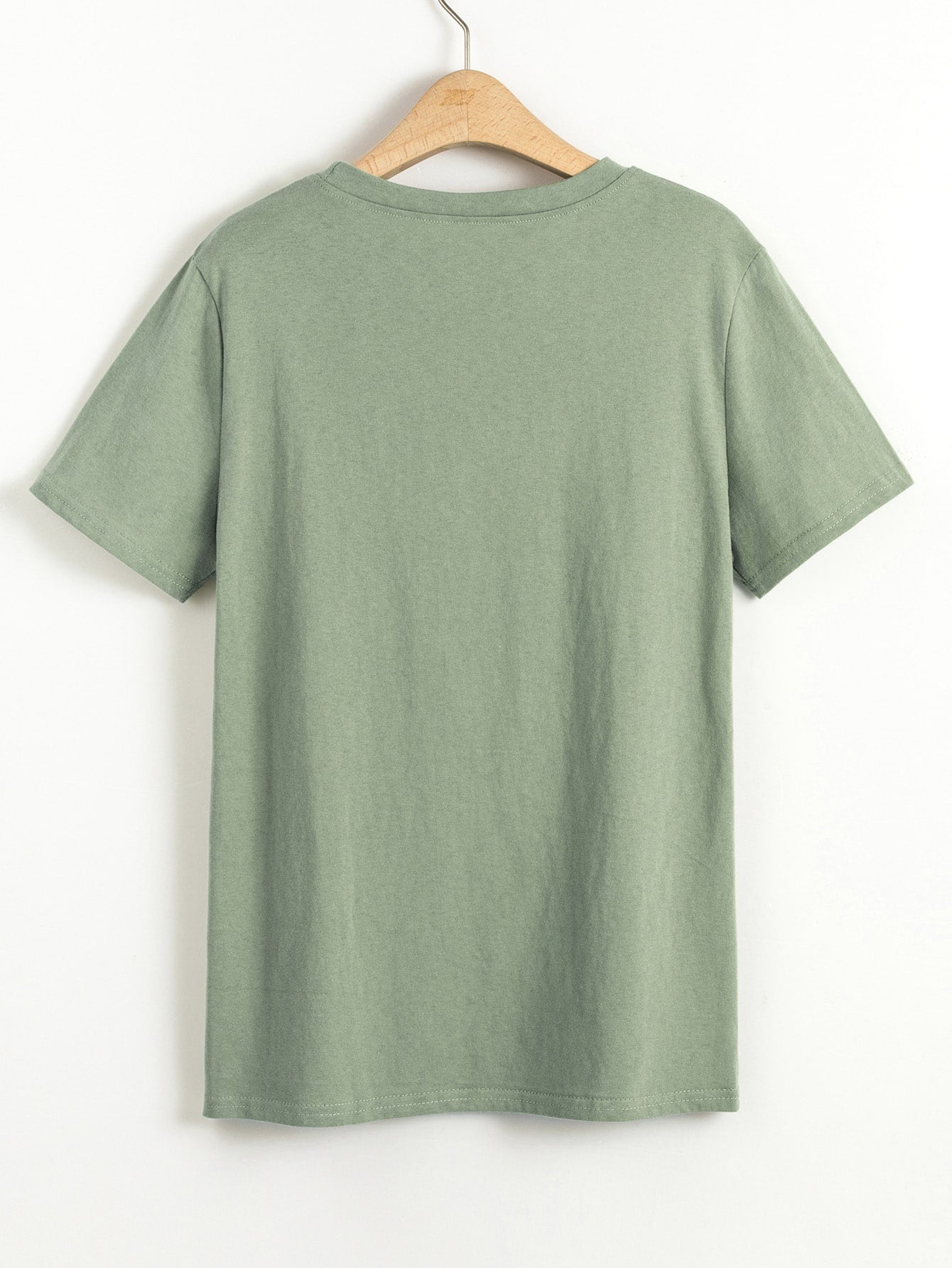 Slogan & Cartoon Graphic Tee
