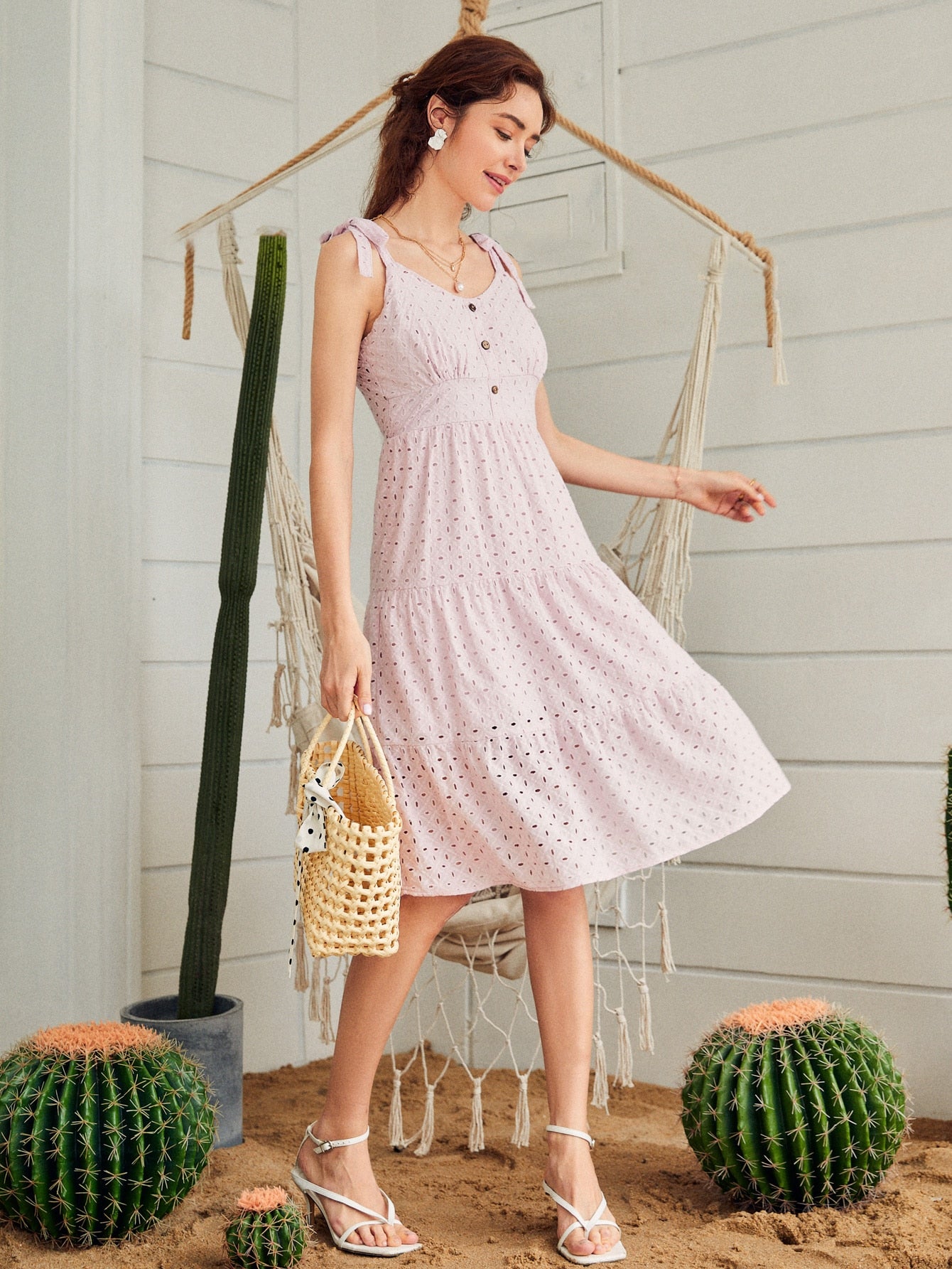 Knot Straps Schiffy Cami Dress