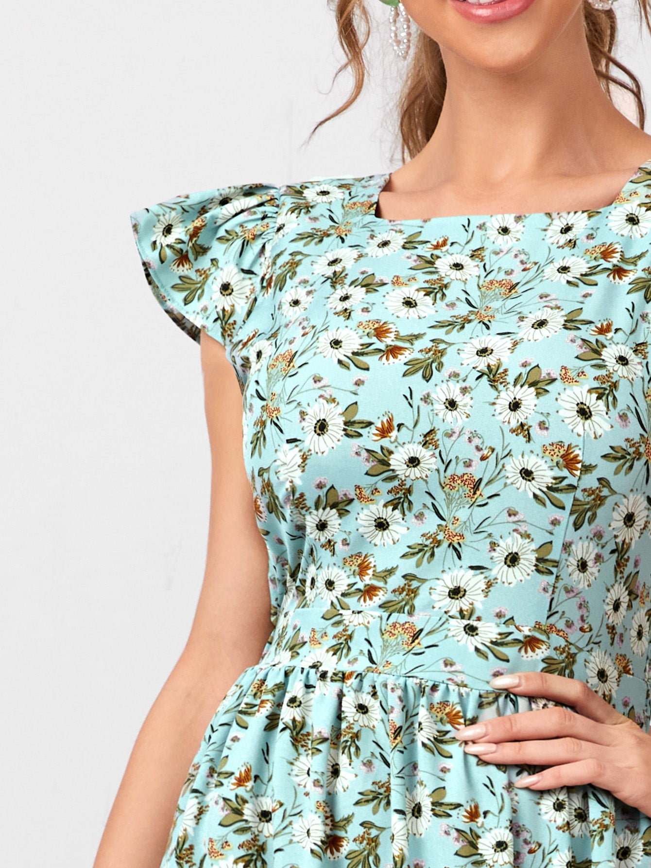 Tie Back Backless A-Line Dress