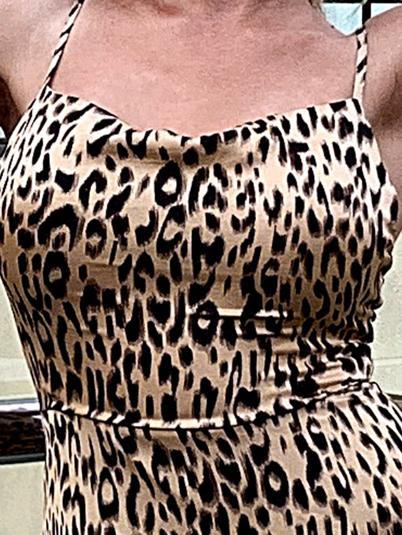 Leopard Print Cami Dress