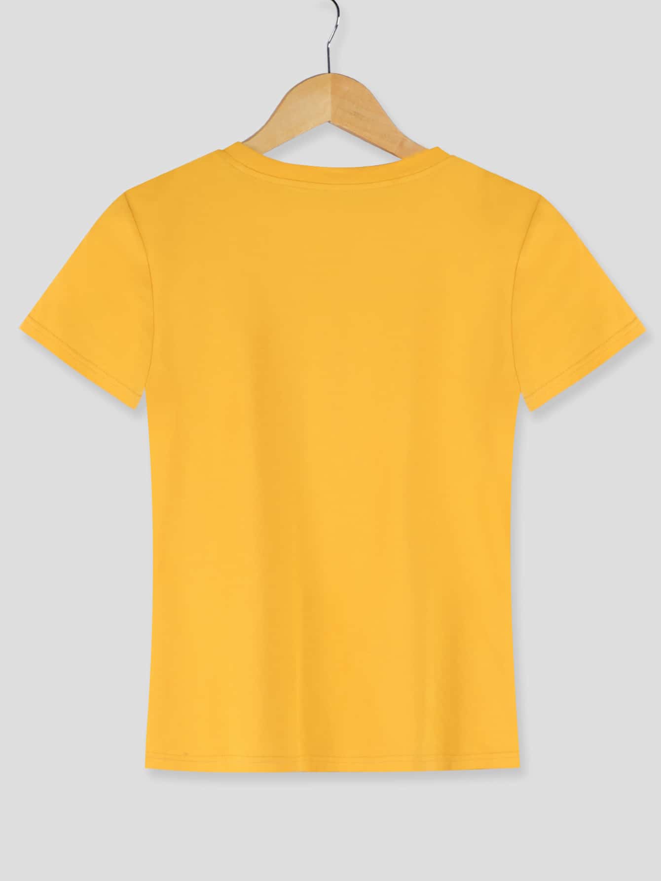 Cartoon And Letter Graphic Tee