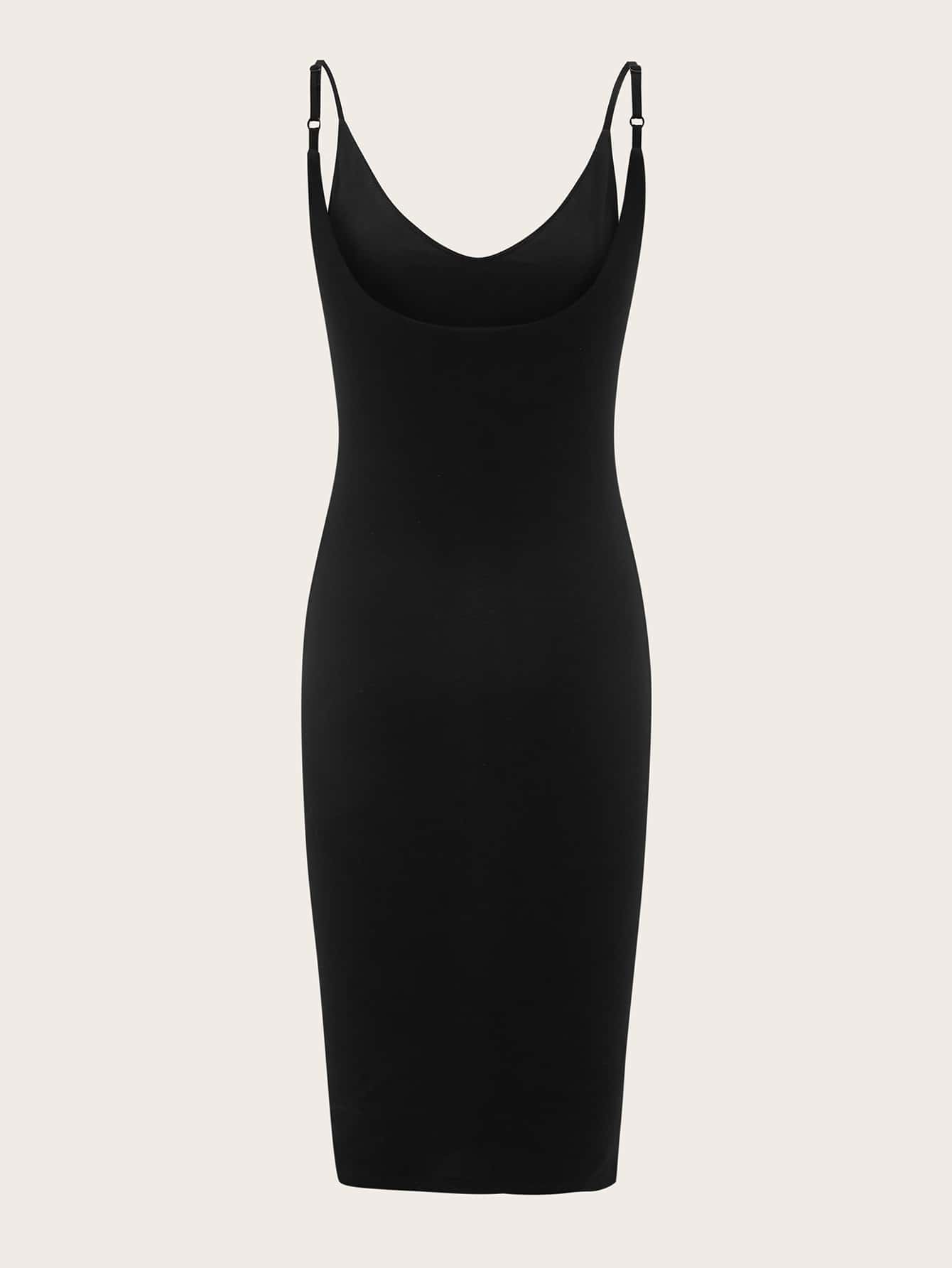 Solid Bodycon Dress