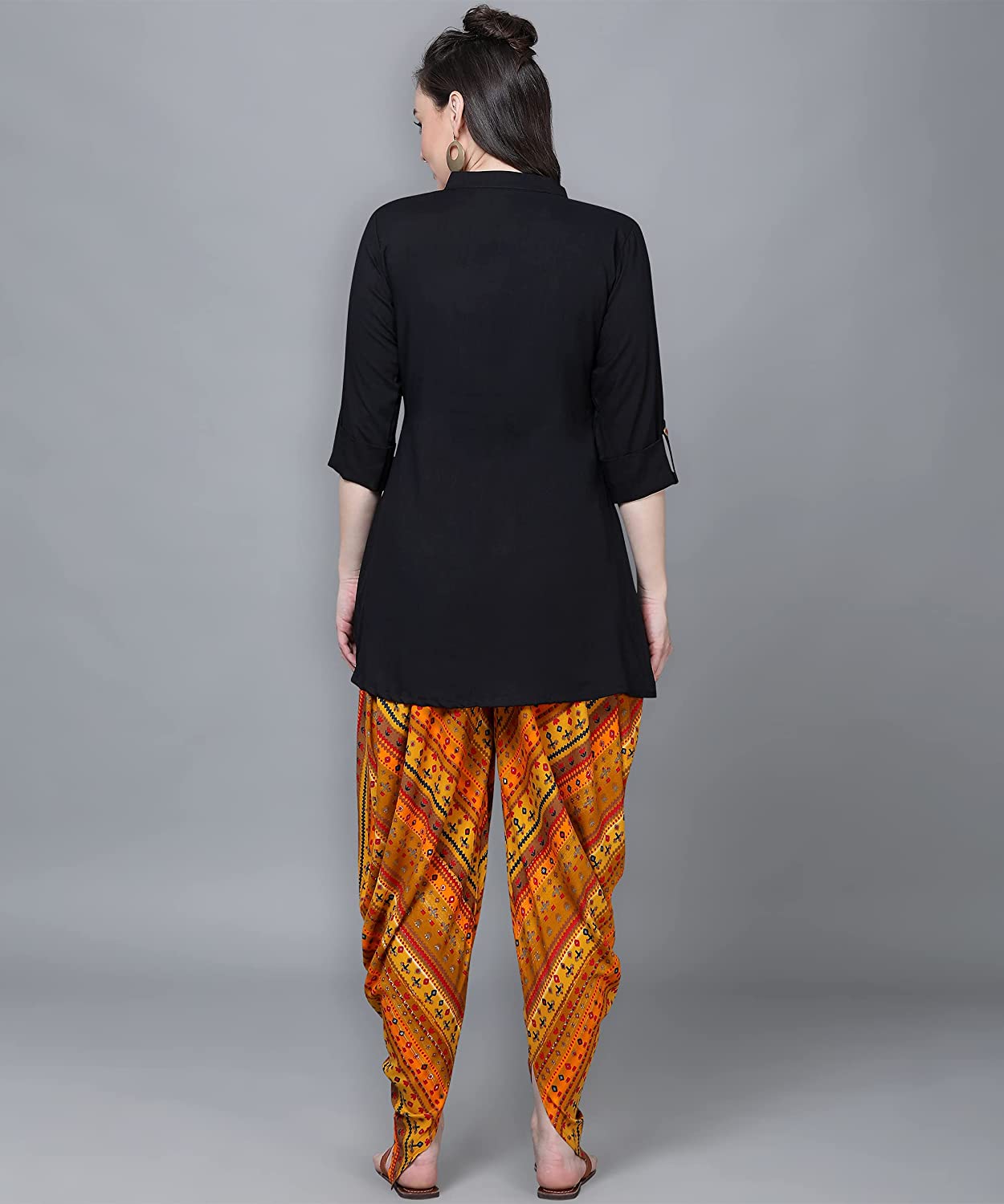 Women's Rayon Kurti and Dhoti Set