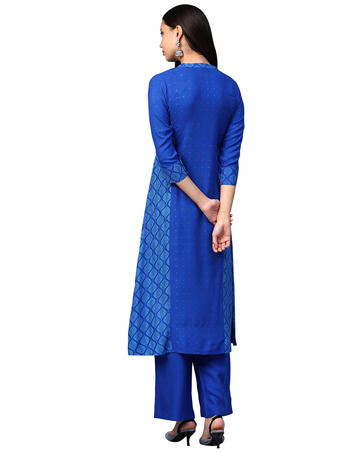Blue Rayon Salwar Set