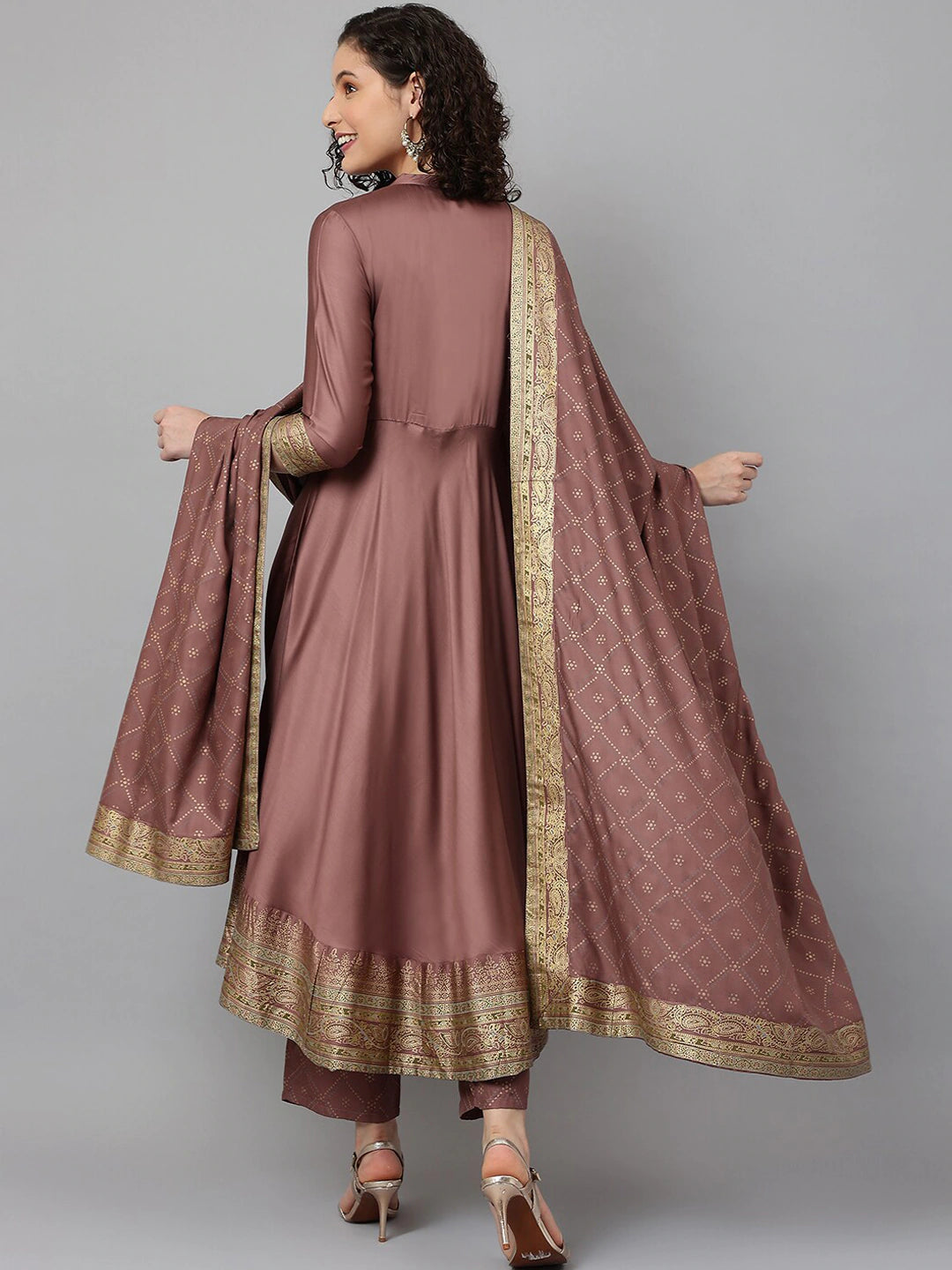Ethnic Motifs Kurta with Trousers & With Dupatta