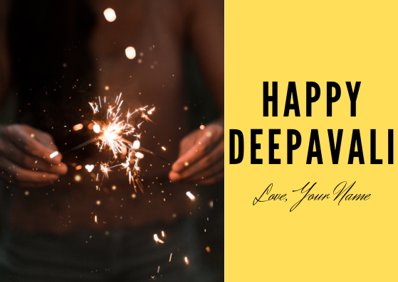 HAPPY DEEPAVALI - GREETING CARD | Amy's Cart Singapore