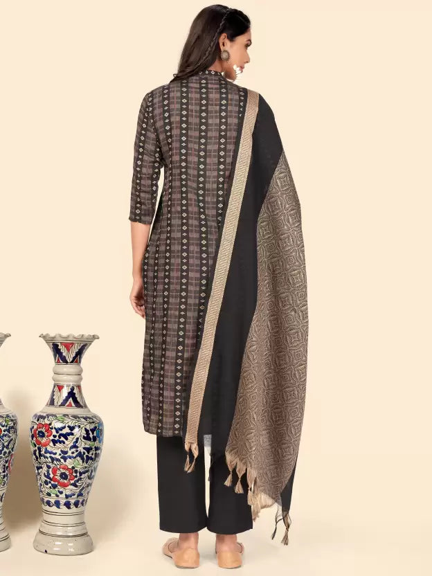 Women Pure Cotton Kurta, Pant And Dupatta Set