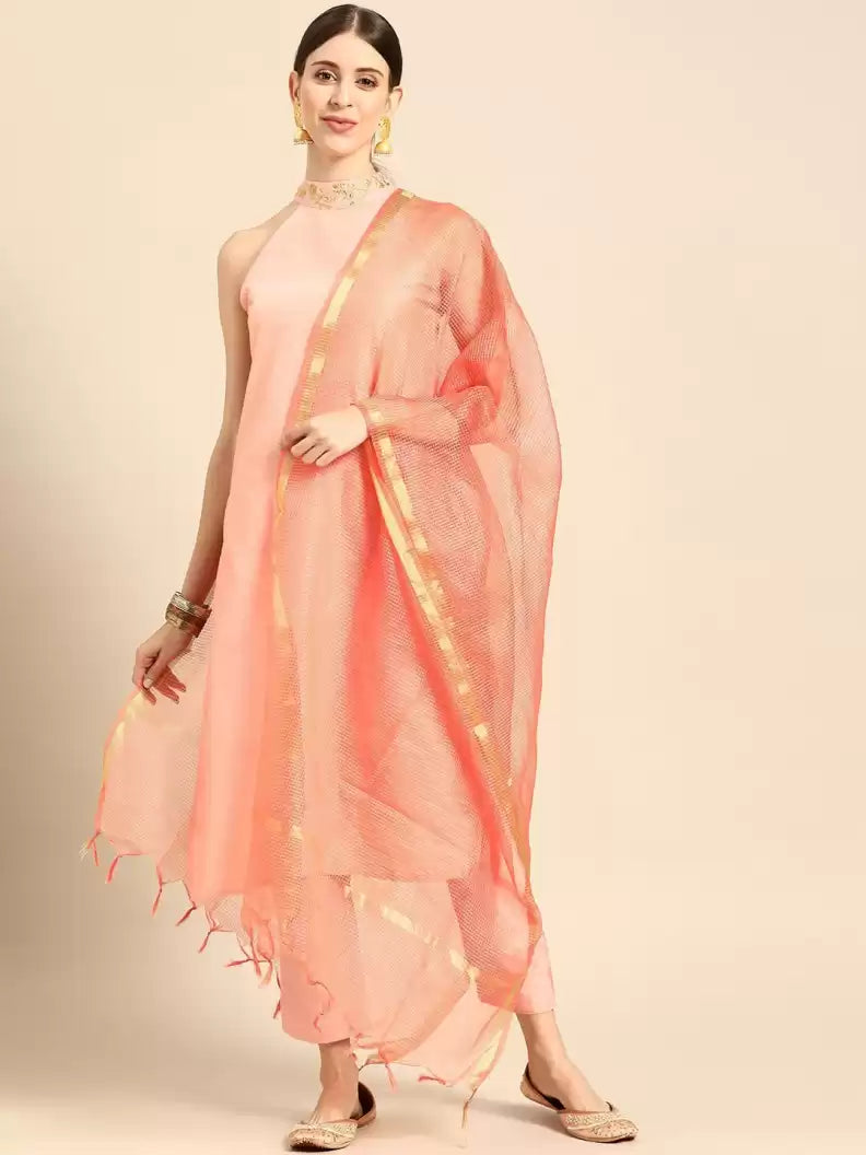 Women Polyester Kurta and Trousers Set