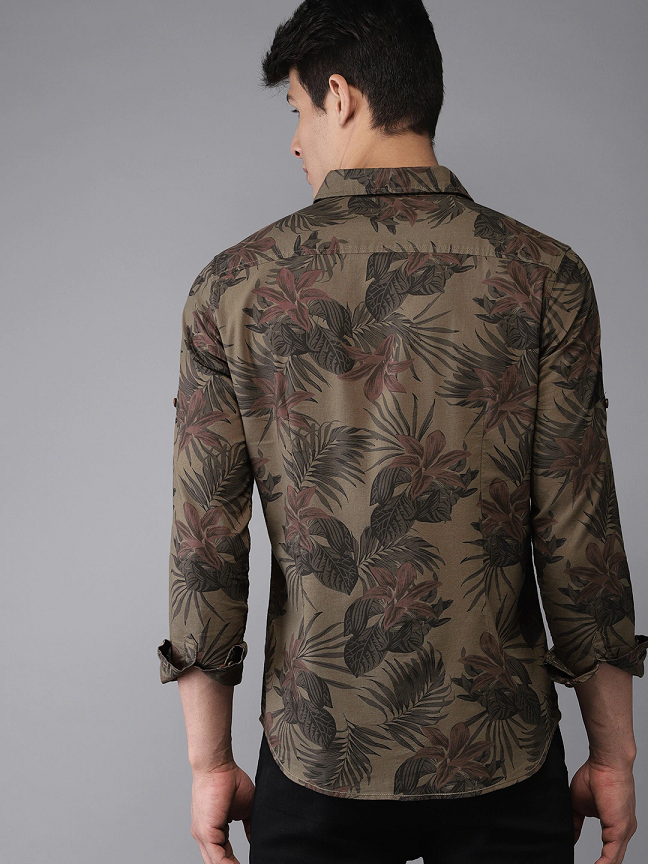 Men Slim Fit Printed Casual Shirt
