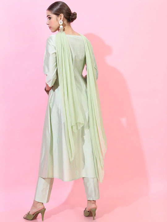 Women Floral Viscose Rayon Kurta Set