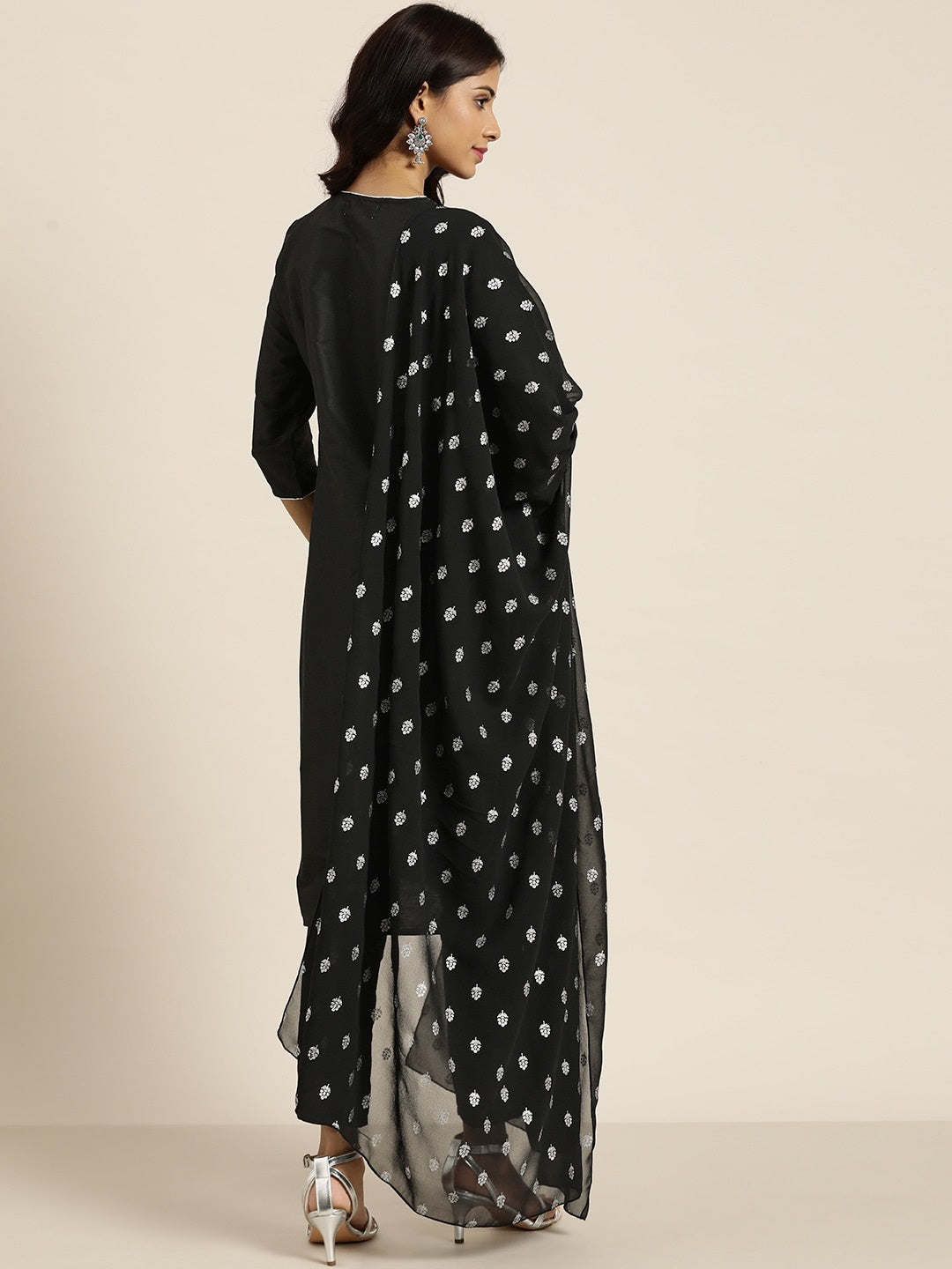 Women Trendy Black Kurta Set