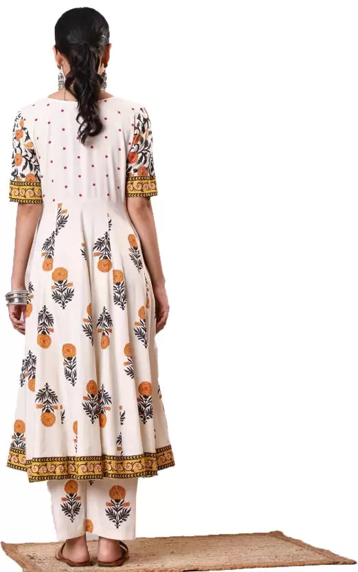 Women Kurta Viscose Rayon Pyjama & Dupatta Set