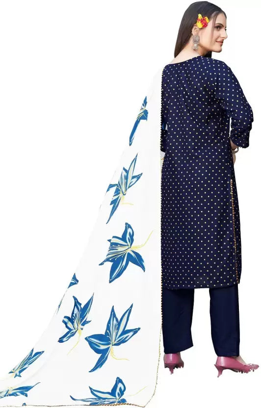 Women Viscose Rayon Kurta Pyjama & Dupatta Set