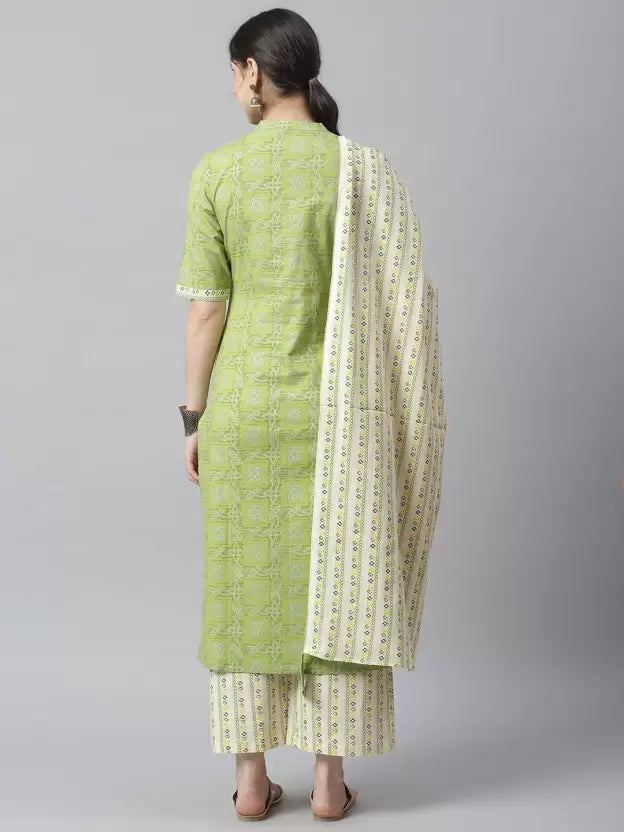 Women Kurta and Palazzo Set Pure Cotton