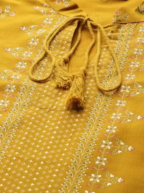 Women Kurta and Palazzo Set Silk Blend