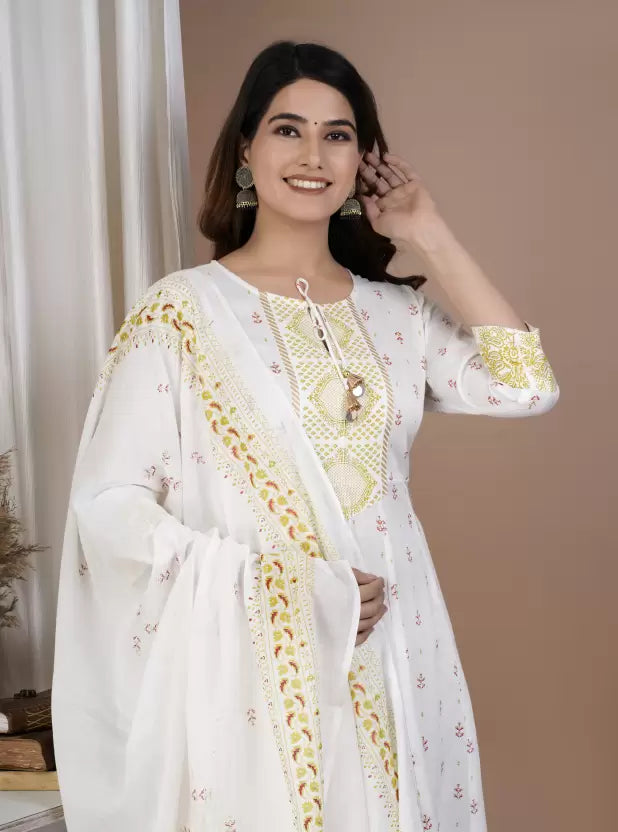 Women Kurta and Palazzo Set Viscose Rayon