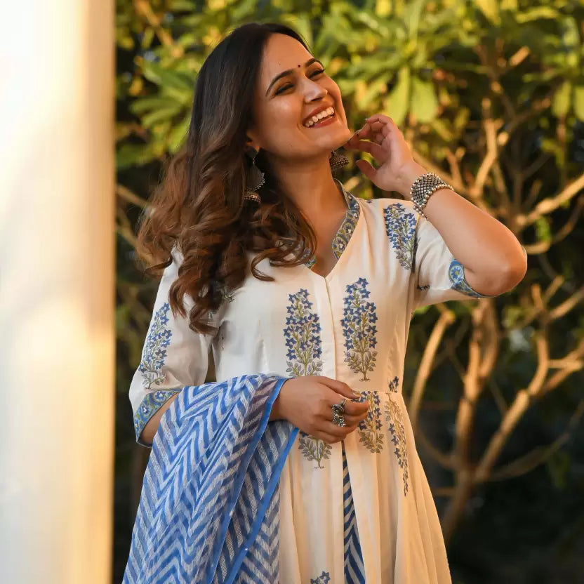 Women Kurta and Pant Set Pure Cotton