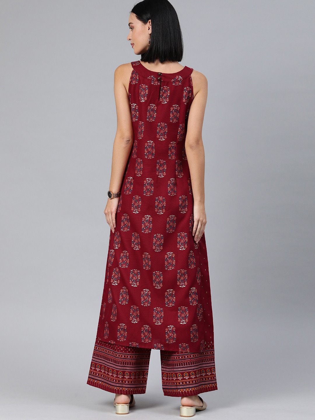 Women's Printed Kurta with Palazzos