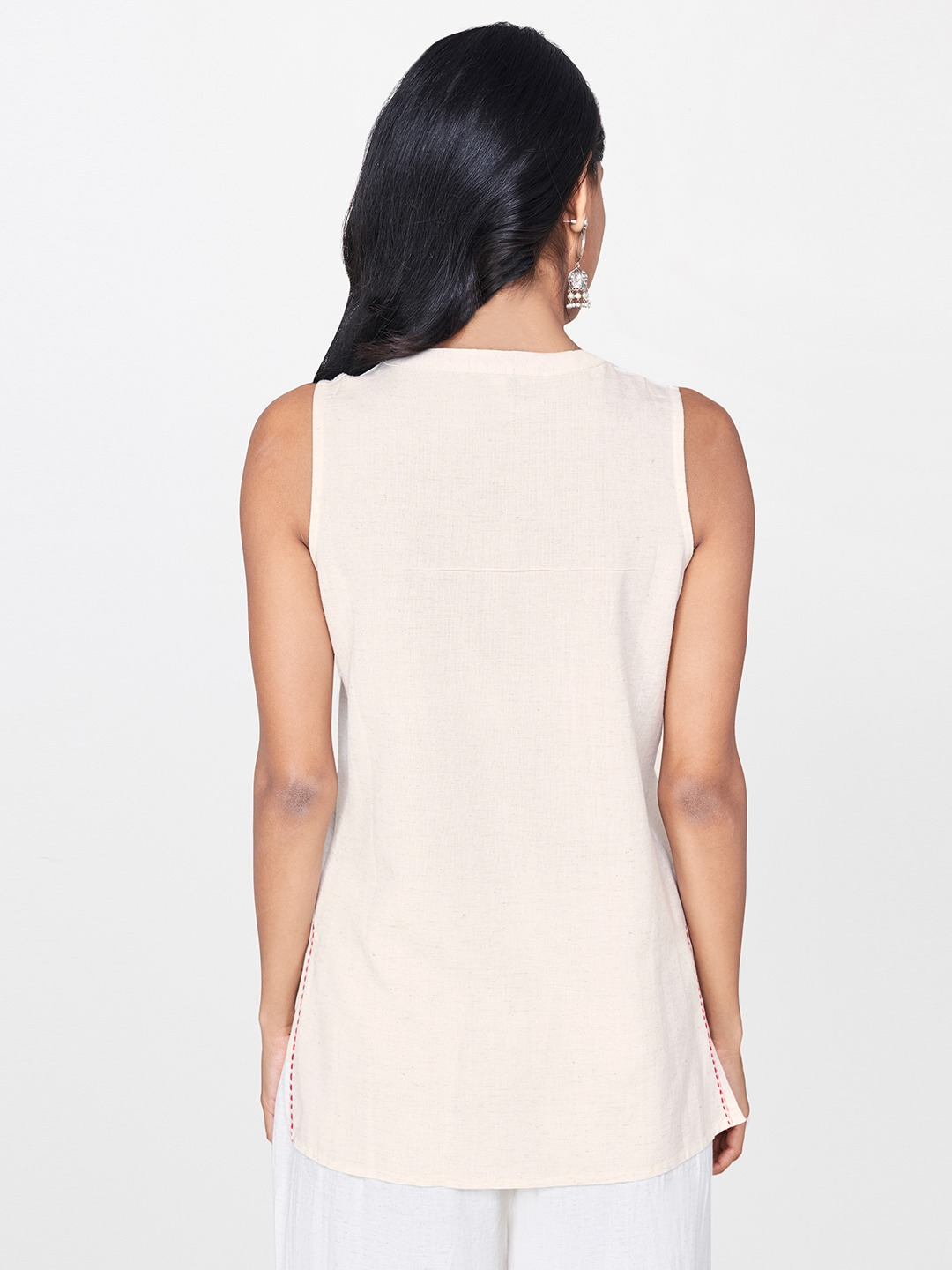 Women Floral Embroidered A-Line Top