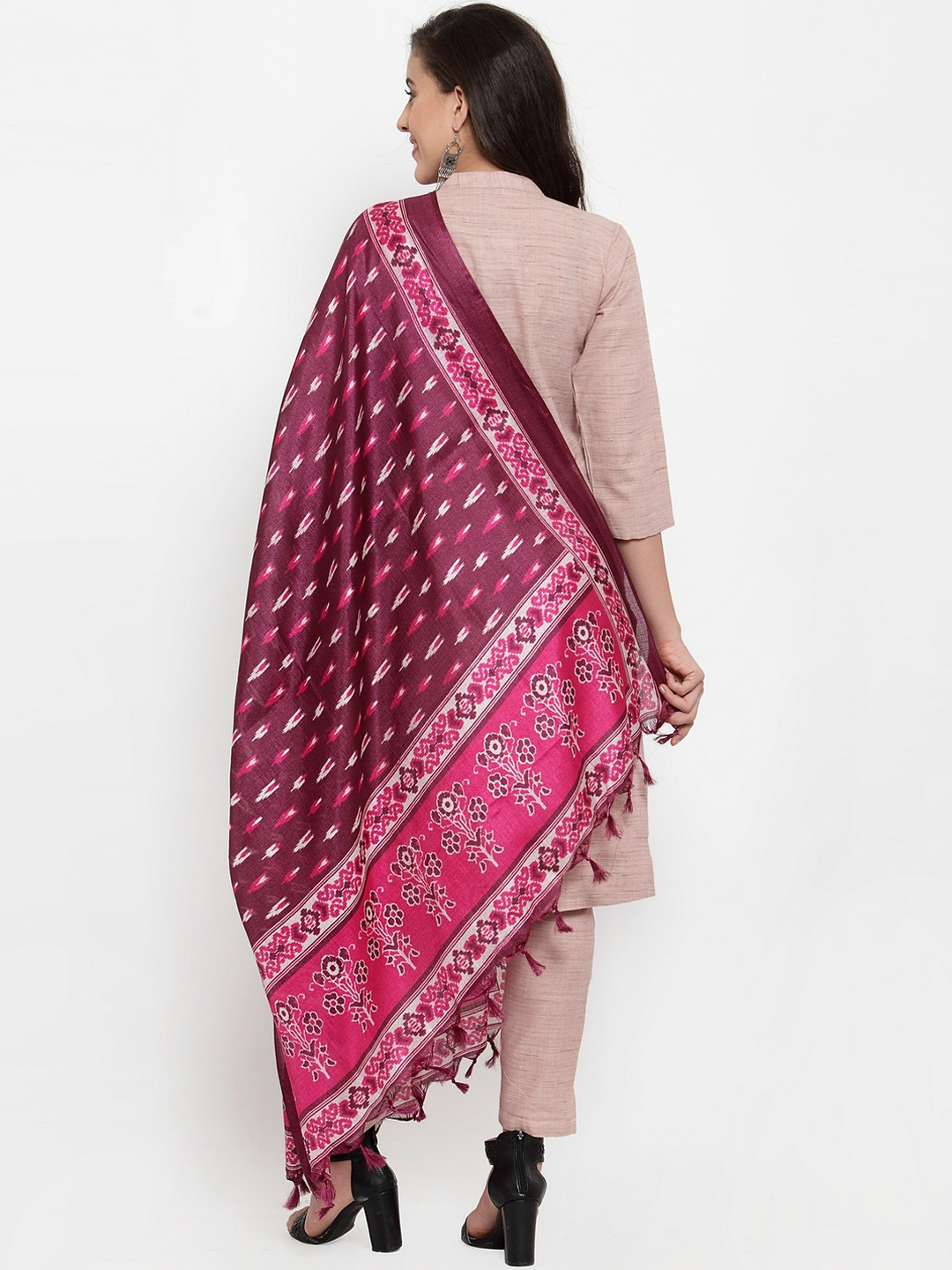 Women Pink Solid Kurta Set