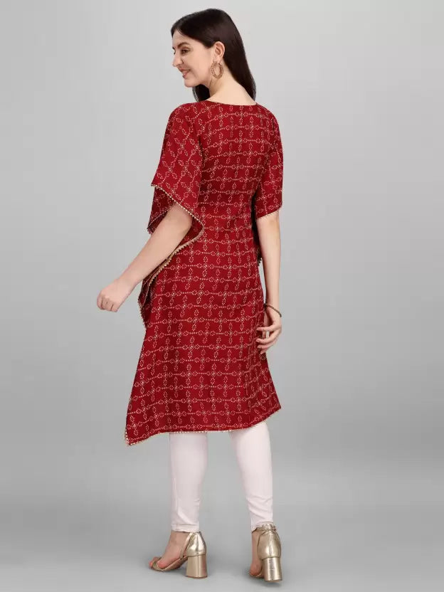 Women Printed Pure Cotton Kaftan