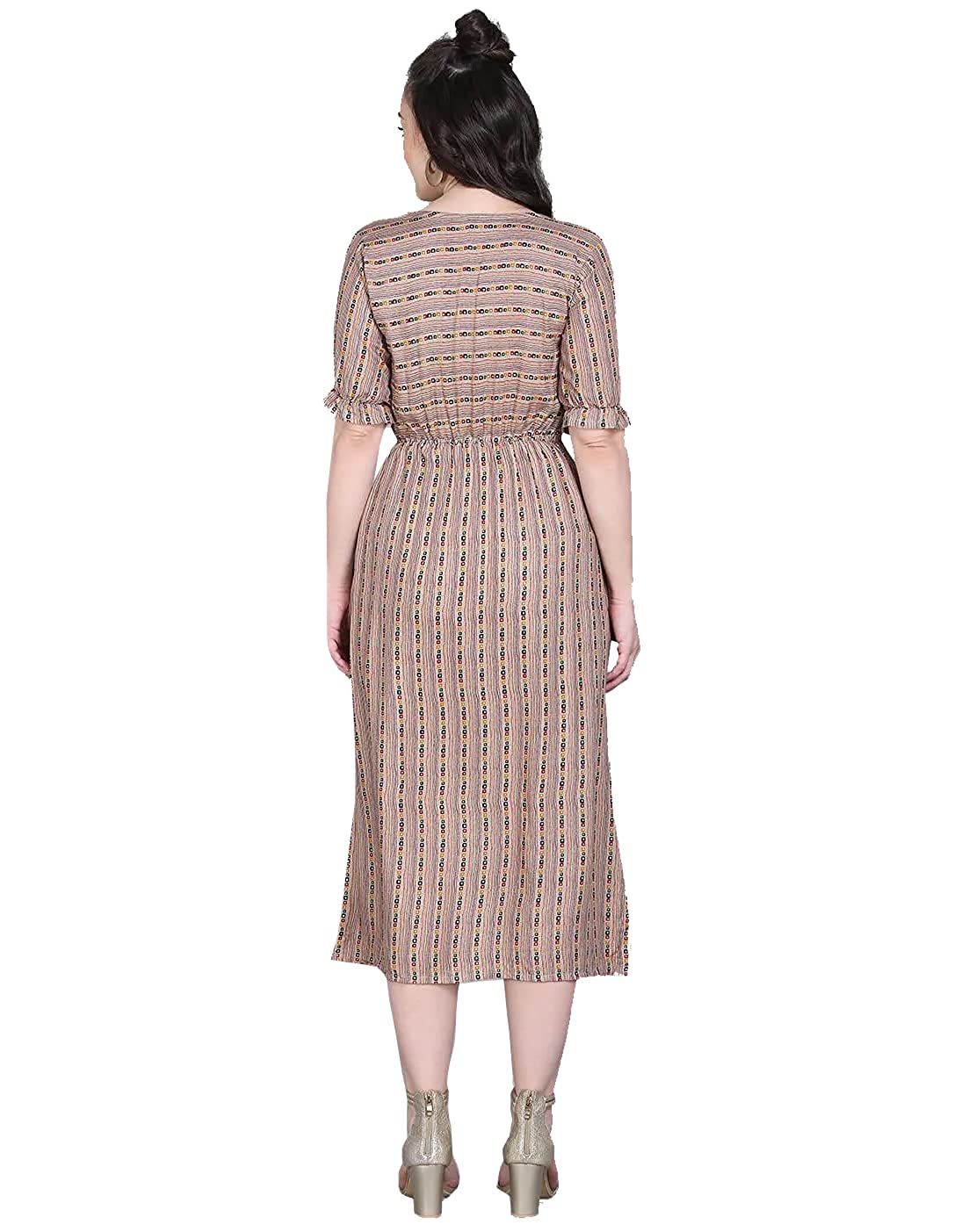 Women Rayon Casual Wear Western Maxi Dress