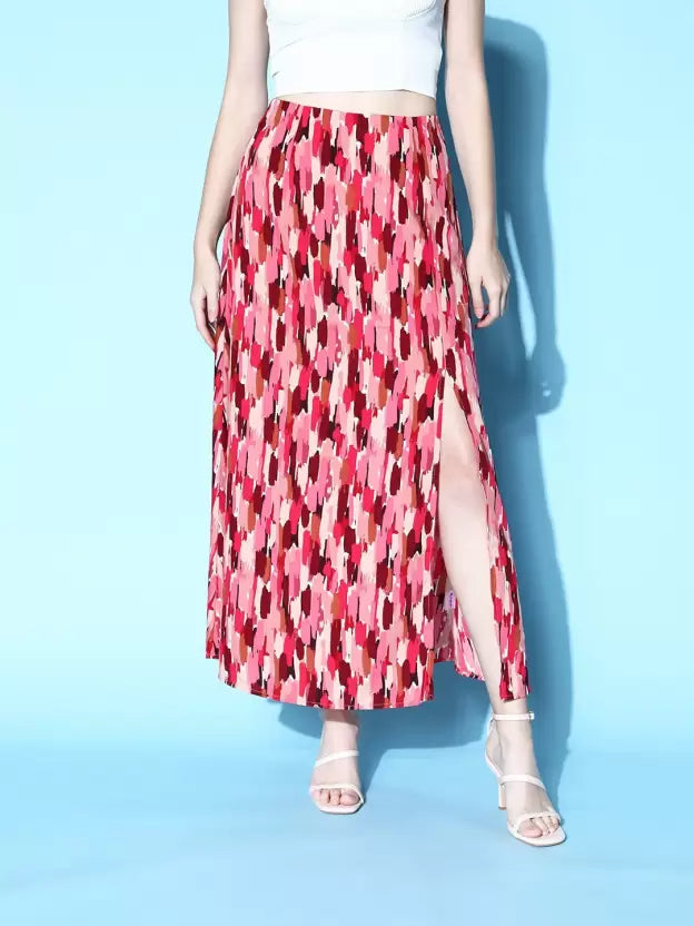 Women Side Slit Skirt