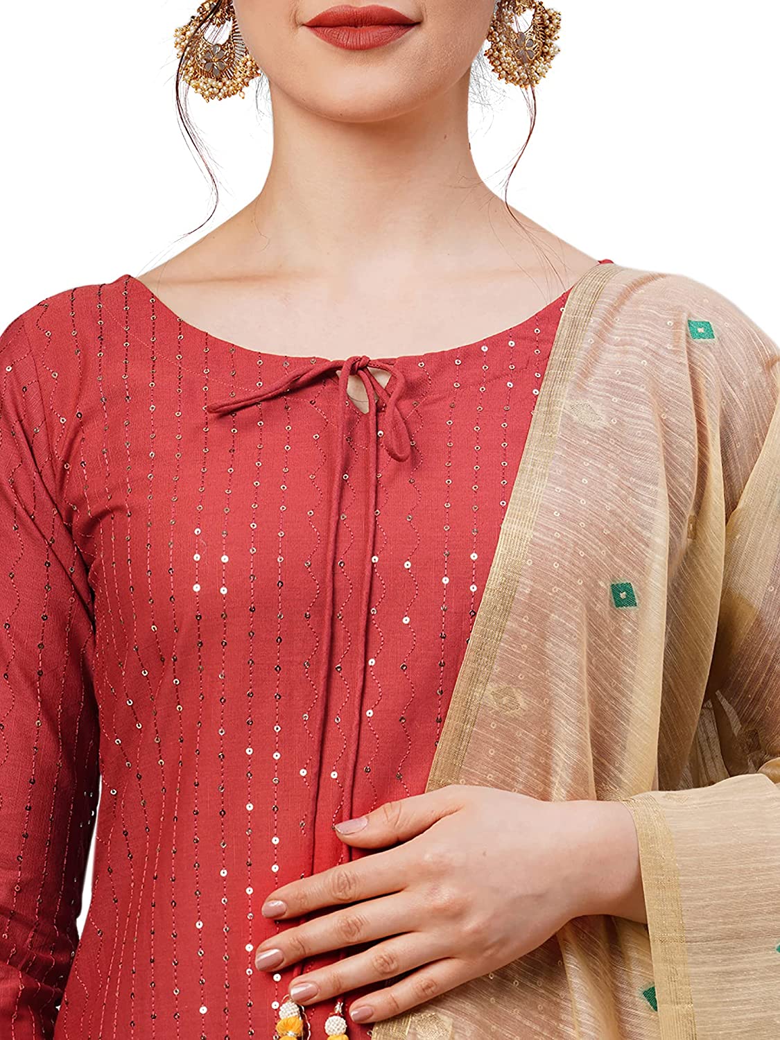 Women Women's Cotton Blend Kurta Set