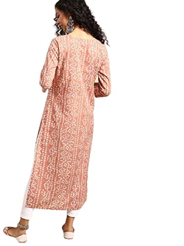 Womens Straight Long Modern Kurta Top