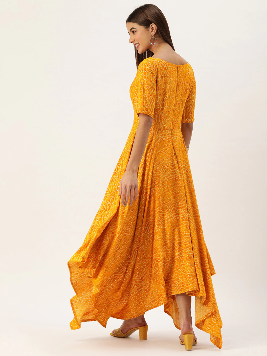 Women's Yellow Maxi Dress