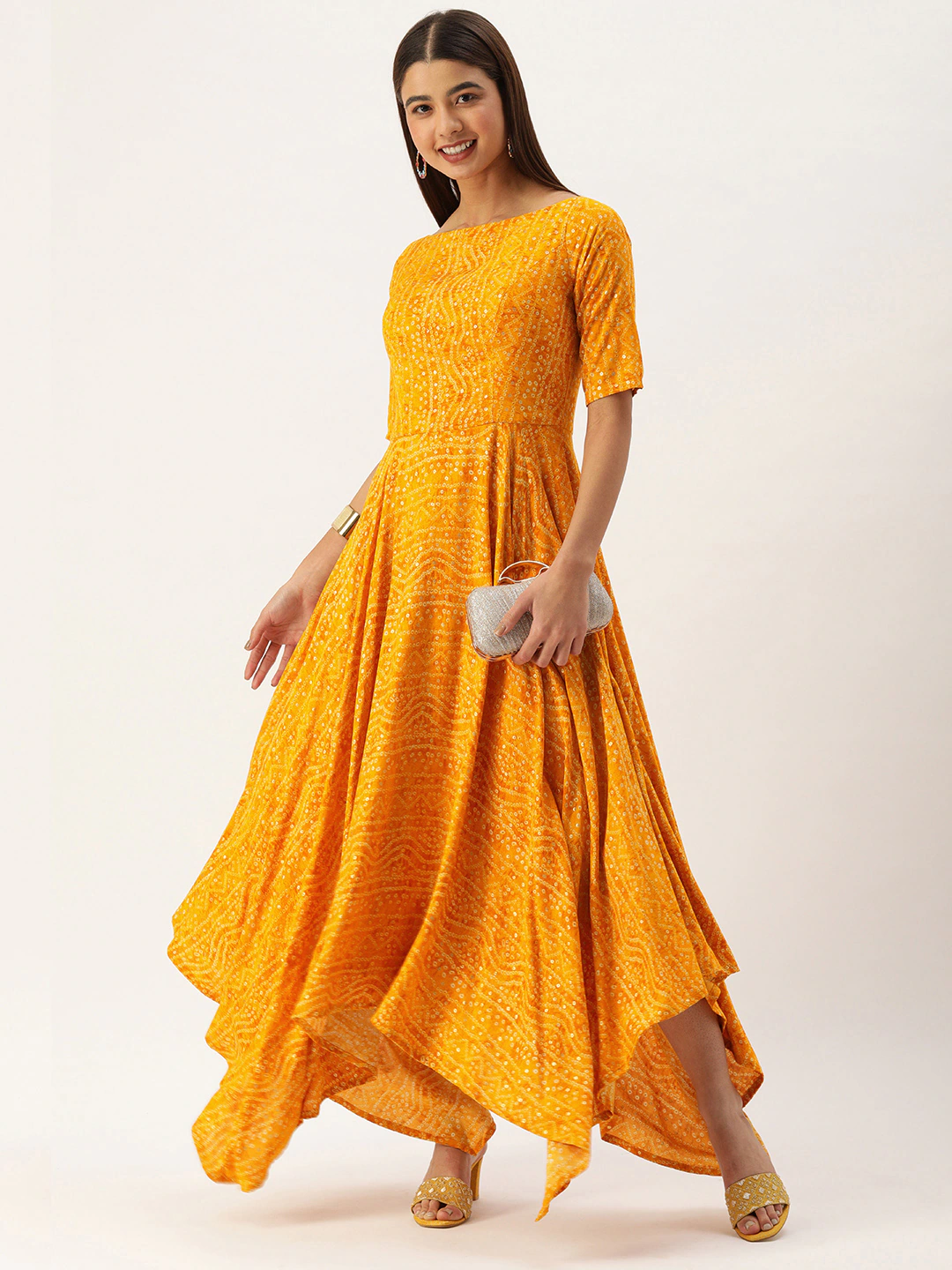 Women's Yellow Maxi Dress
