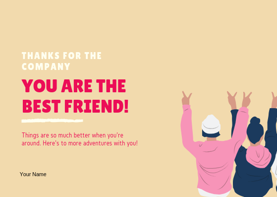 YOU ARE THE BEST - GREETING CARD | Amy's Cart Singapore