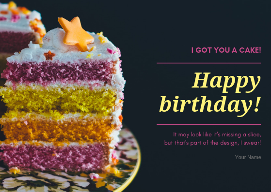 I GOT YOU CAKE - GREETING CARD | Amy's Cart Singapore