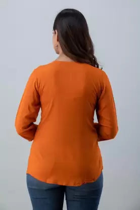 Embroidered Rayon Tops